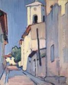 A Street In Cassis by Samuel John Peploe