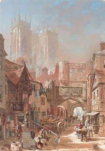 A view of St. Sampson's Square, York by Louise Rayner