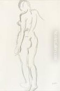 Standing Female Nude by Samuel John Peploe