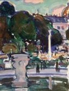 Luxembourg Gardens, Paris by Samuel John Peploe