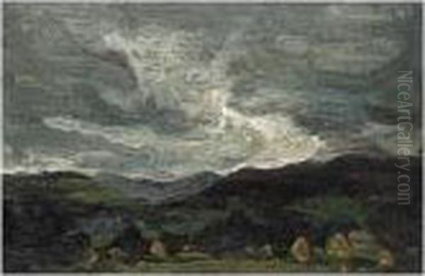 Landscape With Haystacks - view 1
