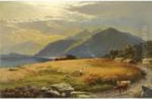 The Highland Loch by Sidney Richard Percy