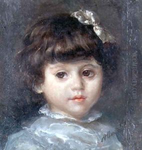A Head Study of Dora Siegel by Albert Roelofs