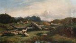 Sheep In A Landscape