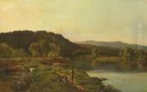 A Good Catch by Sidney Richard Percy
