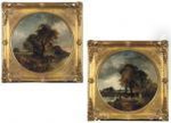 Fisherman On A Bank; And Fishing From A Boat - view 1
