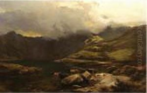 Snowdon From Llyn Llydaw by Sidney Richard Percy