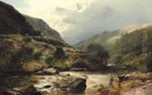 Fishing On A Highland River Fishing On A Highland River