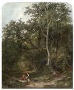 Gathering Berries by Sidney Richard Percy