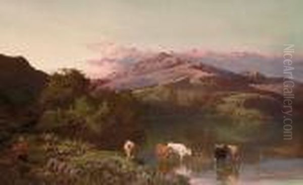 Sunset Over The Mountains - view 1
