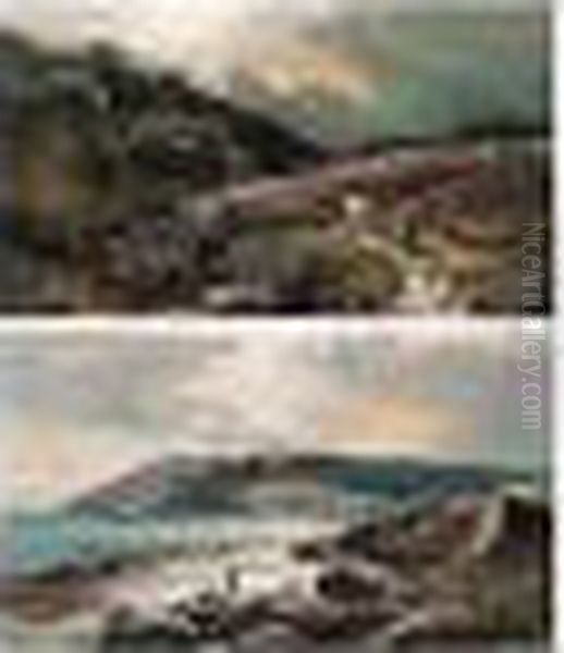 Along A Highland Path; Looking Out To Sea - view 1
