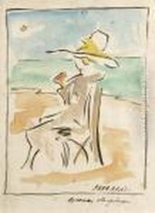 Scenas De Playa by Rafael Perez Barradas