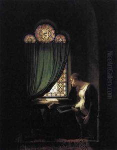 Valentine of Milan Mourning her Husband, the Duke of Orleans 1802 by Fleury-Francois Richard