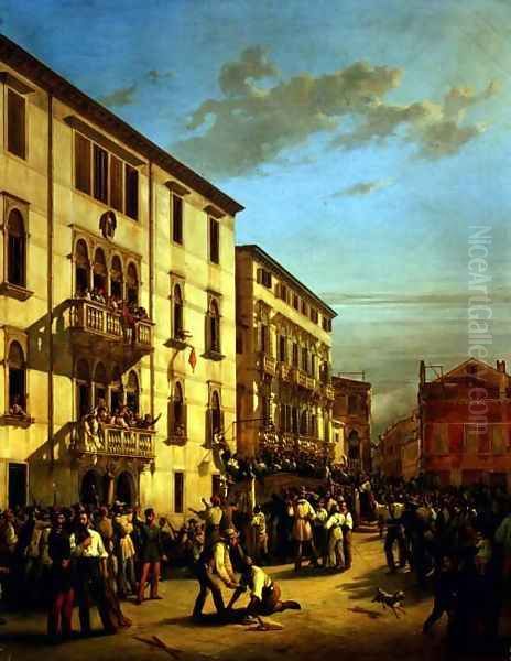 The Sacking of the Palazzo Querini, 1849 - view 1