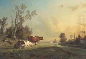 A well earned rest by Jean-Charles Joseph Remond