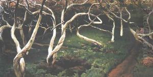Old Apple-Trees by Ferdynand Ruszczyc