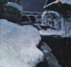 Mill in Winter by Ferdynand Ruszczyc