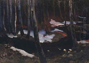 Forest Stream by Ferdynand Ruszczyc