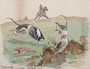 The Month of February Coursing by George Derville Rowlandson