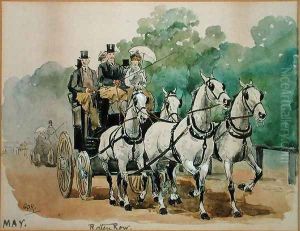 The Month of May Coaching by George Derville Rowlandson