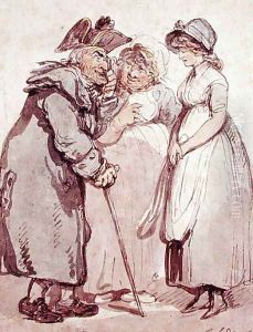 The Introduction, 1800 by George Derville Rowlandson