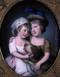Simon Yorke II and his Sister Etheldred by Catherine Read