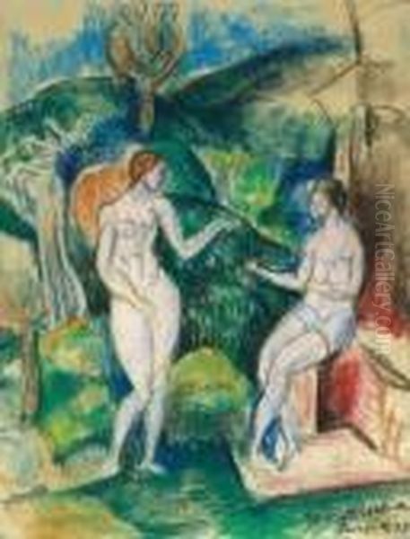 Figures In Landscape - view 1