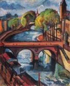 Paris, With The Preview Of The River Seine