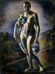 Nude In The Open-air by Vilmos Perlrott-Csaba
