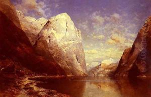 A Norwegian Fjord by Julius Rose