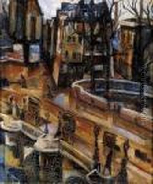 Parisian Seine Bank - view 1
