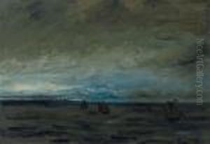 Marine Avec Bateaux De Peche by Constant Permeke