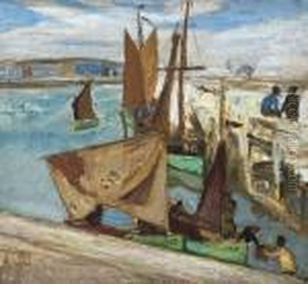 Le Port De Peche A Ostende - view 1