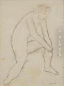 Geknielde Figuur by Constant Permeke