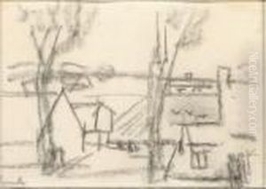 Vue De Village by Constant Permeke