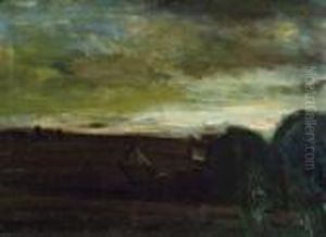 Paysage Aux Meules Et Arbres by Constant Permeke