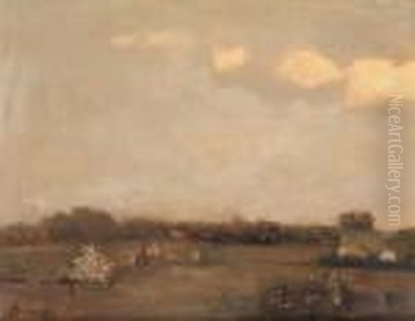 Landscape With Farmers At Work - view 1