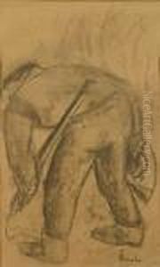 Paysan Ratissant by Constant Permeke