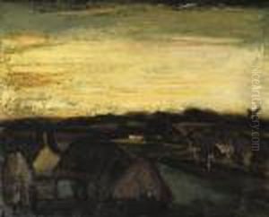 A View Of A Village by Constant Permeke