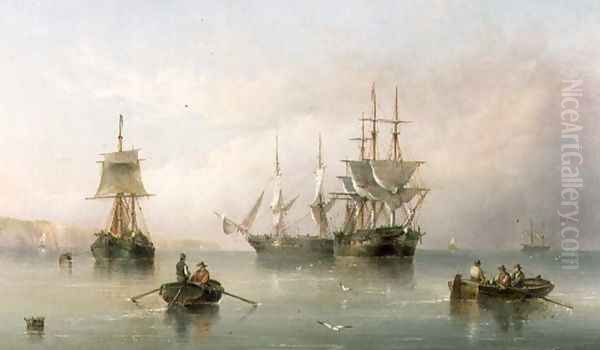 Shipping in a Calm, 1867 - view 1