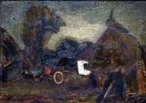 [la Charrette] by Constant Permeke