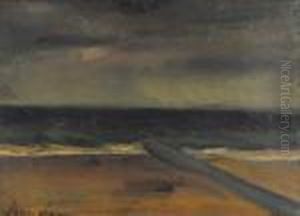 Marine Met Golfbreker - Marine Avec Brise-lames by Constant Permeke