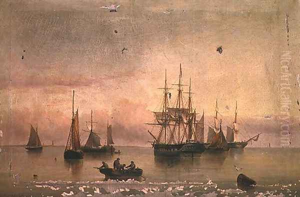 Shipping in a calm - view 1
