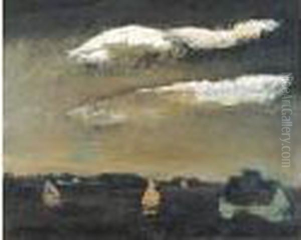 Landschap Met Hoeve En Stromijten - view 1