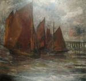 Small Fishing Craft Off Shore