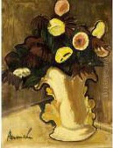 Vaas Met Bloemen by Constant Permeke
