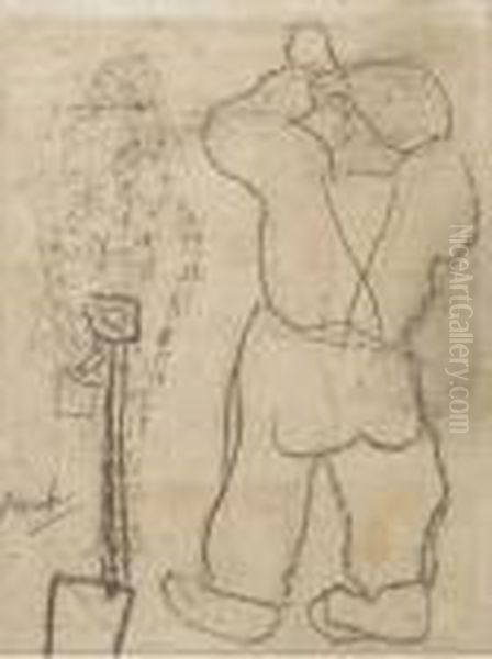 Paysan Buvant - Drinking Farmer - view 1