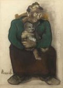 Mother And Child by Constant Permeke
