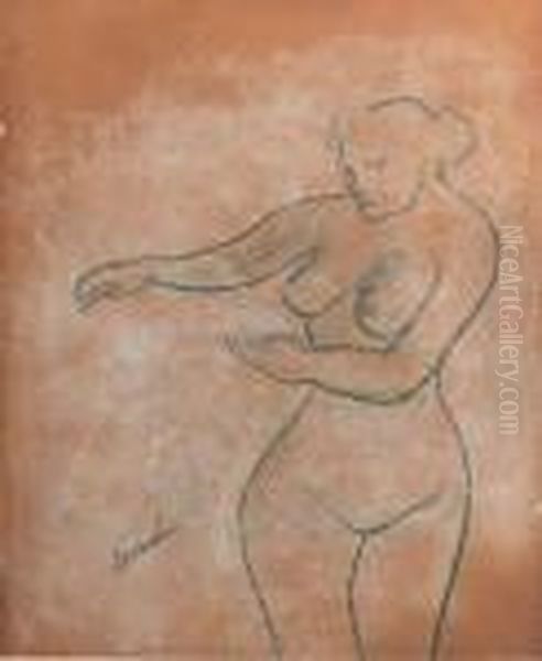 A Female Nude - view 1