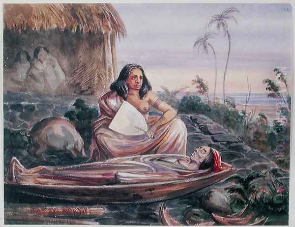 A Funeral in Tahiti, c.1841-48 - view 1